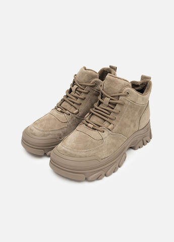 Осенние женские ботинки цвет кофейный cb-00251431 FARINNI