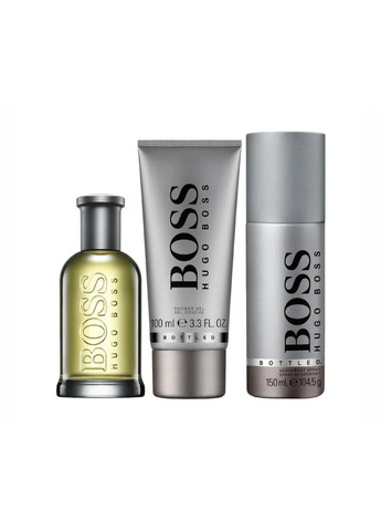 Подарочный набор для мужчин Bottled туалетная вода гель и дезодорант Hugo Boss (367582928)