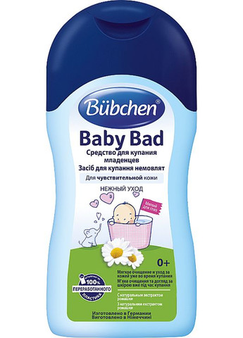 Засіб для купання немовлят Baby Bad 400ml (182545-18727) Bubchen (368639722)