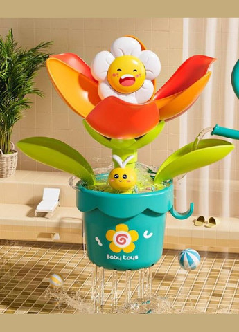 Дитяча ігровий набір для купання 850 Квітка з лійкою, на присосці Fun Game (327217221)
