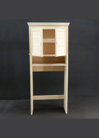 Стеллаж над унитазом из дерева Азрак бланже (СУТ-001301) No Brand (328293292)