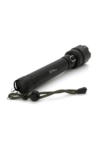 Фонарь ручной BLL-6-P90, 1LED P90, 50W, 3 режима, ZOOM, 2х18650/12800 Black, IP44, кабель USB-micro, 230х50х32мм, BOX Bailong (315502276)