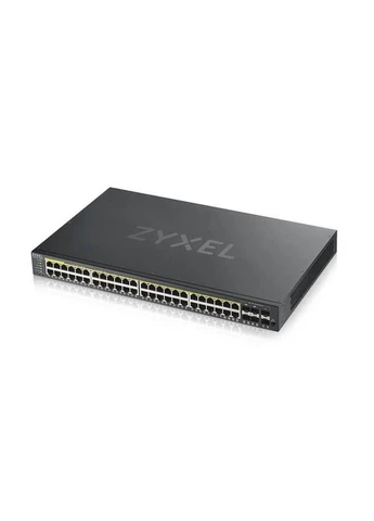 Комутатор GS1920-48HPv2 (GS192048HPV2-EU0101F), 48 портів PoE, 1 Гбіт/с, 375 Вт Zyxel (342399488)