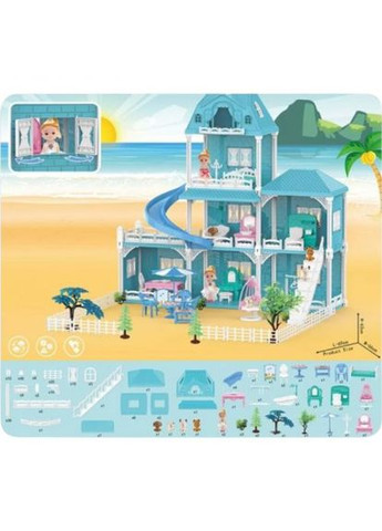 Ляльковий будиночок з ляльками, меблями та аксес.кор.45,8*13,5*33,5 MIC (372819126)