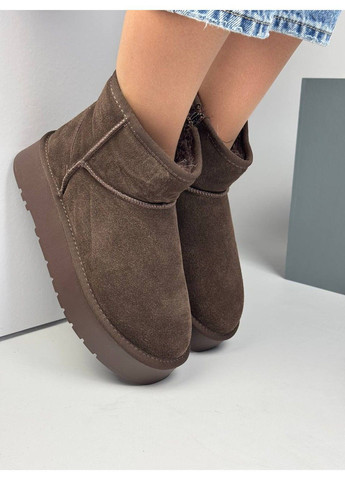 474 УГІ Коричневі Замшеві с блискавкою Hengji (367960233)