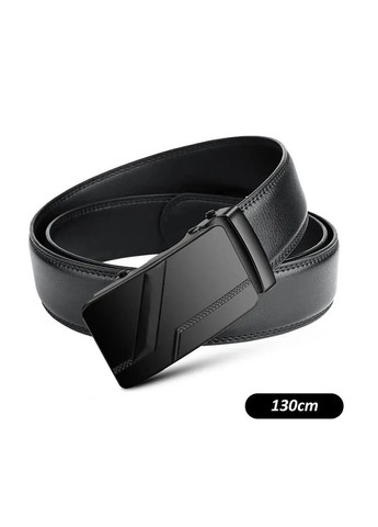 Чоловічий класичний ремінь з натуральної шкіри, автоматична пряжка, стильний чорний для щоденного носіння No Brand (362682262)