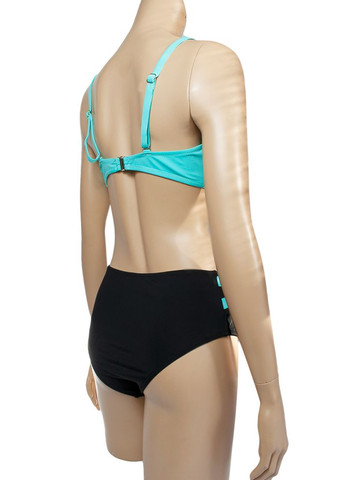 Комбинированный летний раздельный купальник с мягкой чашкой и завышенными трусиками. модель 0072 арт.86334 раздельный Z.Five