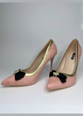 Vices Туфли женские лодочки пудровый з искусственная замша, — (303577509)