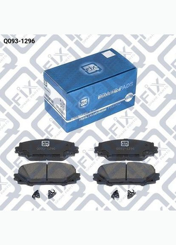 Тормозные колодки Q093-1296 PRIUS 2009-, YARIS 2007- Q-FIX (345737476)