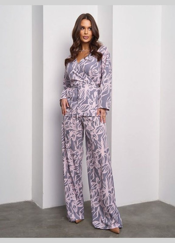 Костюм 15003 сірий ISSA PLUS (317398605)