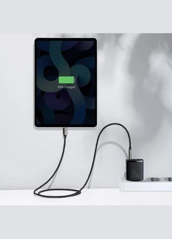 Зарядний пристрій Compact Quick Charger QC3.0+PD3.0 30W 2USB+Type-C 3A Чорний Baseus (392236582)