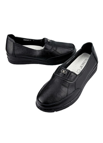 Мокасини жіночі шкіряні чорні 2041-1 Kadisailun (339768894)