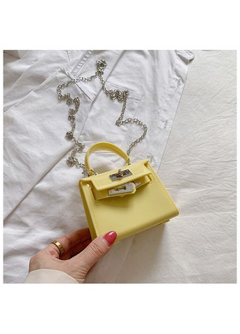 Детская маленькая сумка 10448 кросс-боди на ремешке желтая No Brand (314455152)