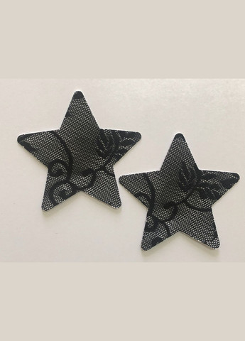 Чорний cтікіні наліпки на груди зірочки honey fashion accessories one size (3-91) No Brand