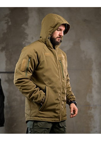 Тактична чоловіча зимня куртка койот No Brand (362571392)