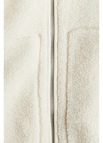 Кремова демісезонна куртка вільного крою H&M