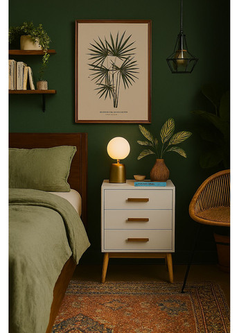 Тумба прикроватная AVESTA на три ящика в скандинавском стиле Chomik (361951555)