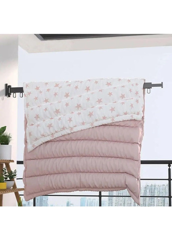 Настенная складная балконная сушилка на 2 секции с максимальной нагрузкой до 60 кг для белья одежды вещей 84 см (481042-Prob) Unbranded (352060868)