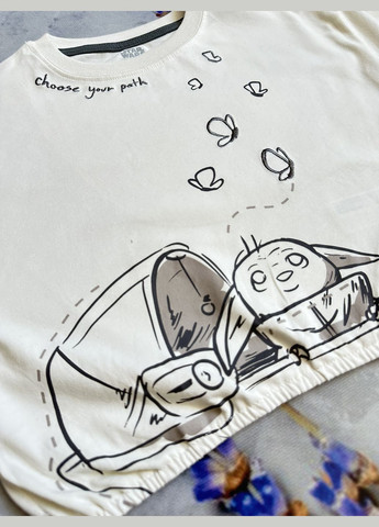 Бежева демісезонна футболка Star Wars