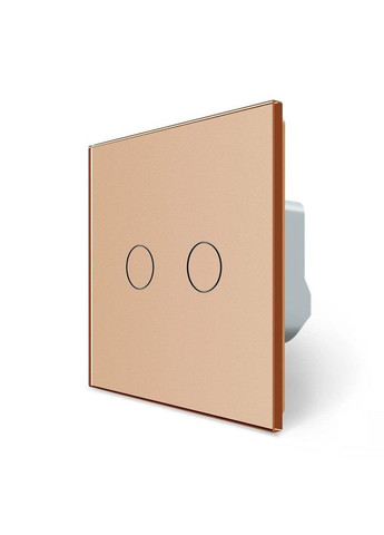 Розумний сенсорний вимикач для ролет золотий (VL-FC2NWZ2-2GAP) Livolo (371260585)