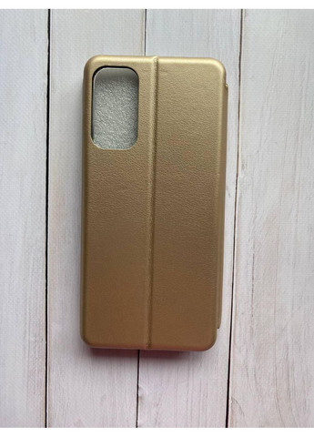 Чехол-книга золотой с рисунком на Samsung Galaxy M13 4G Пушин котик (принт 412) Creative (365435635)