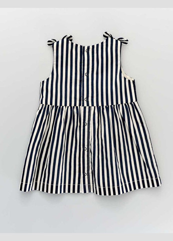 Темно-синя сукня літо,темно-синій в білу смужку, Kiabi (259665587)