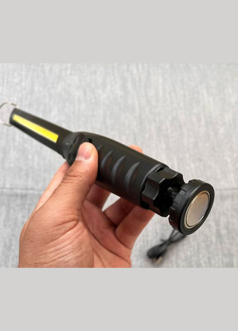 Светильник аккумуляторный с крючком и магнитом 821 COB яркая лампа переноска для СТО гаража No Brand (317170009)