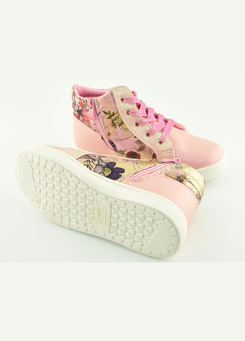 Розовые осенние детские ботинки p110pink, 19, Clibee