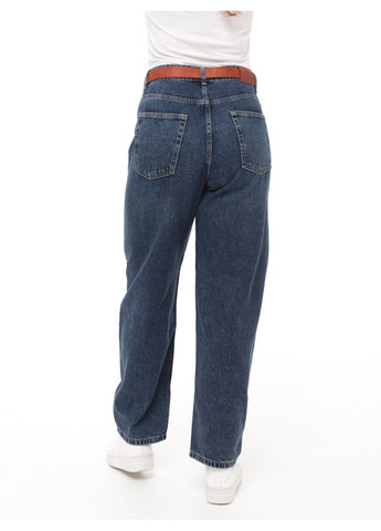 Джинси жіночі сині прямі з високою посадкою Balloon tailored John Richone - (300325391)