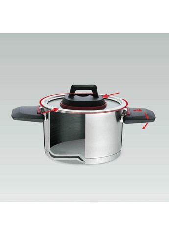 Каструля з кришкою MR-3530-16 16 см 1.6 л Maestro (319551080)