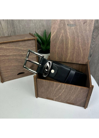 Жіночий ремінь шкіряний з натуральної шкіри пояс для жінок класичний чорний ProDobro (363136304)