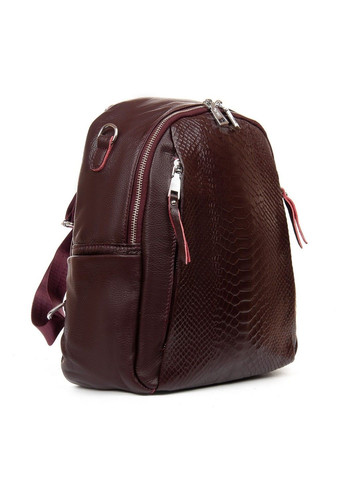 Шкіряний жіночий рюкзак 8907-9 bordo Alex Rai (313031726)
