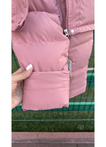 Темно-рожевий зимовий дитячий зимовий комплект для дівчинки брючний BabyStyle