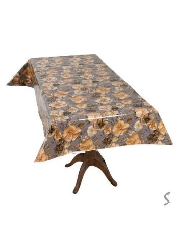 Клеенка ПВХ 3-хсл. глянцевая на тканевой основе Glossy 1.37*20м Топ продаж! No Brand (388202618)