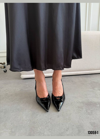 Черные босоножки black secret - когда хочешь быть роковой красоткой No Brand