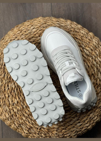 Повседневные женские кроссовки / Кожаные кроссовки для девушек/ Спортивные кроссовки весна-лето для женщин Happy белые (335413855)