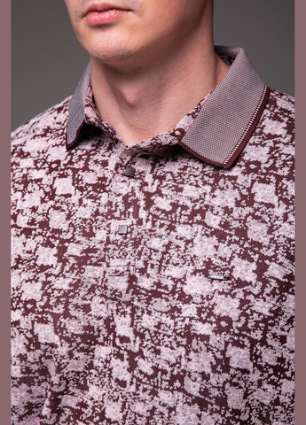 Бордова сорочка чоловіча короткий рукав батал з коротким рукавом No Brand