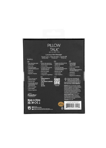 Кліторальний вібратор Secrets - Playful - Clitoral Vibrator, гнучкі "вушка" Pillow Talk (315498217)