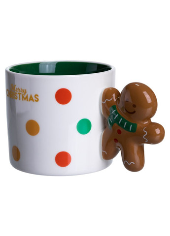 Чашка фарфоровая новогодняя Merry Christmas 350 (мл) FM-CS-51WGR Yiwu (371236156)