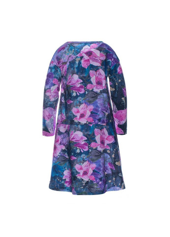 Лиловое платье maia, р.140, лиловый с принтом Huppa (352164704)