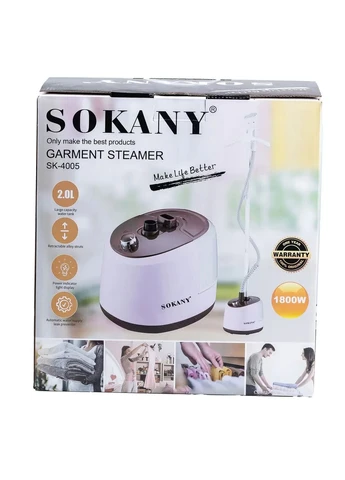Напольный отпариватель для одежды SK4005P на 2 л 1800 Вт розовый Sokany (391445445)