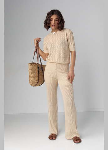 Жіночий костюм з ажурної в'язки Liton (296658571)