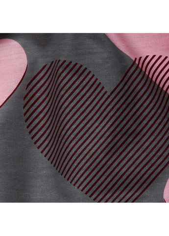 Комплект постільної білизни Бязь Gold Люкс Полуторний Євро 160х220 наволочки 2х40х60 (MS-820008805) Moon&Star Blush Love (356112903)