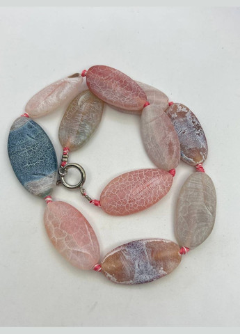 Намиста агат 50 см Двоколірний 11703 No Brand (311686447)