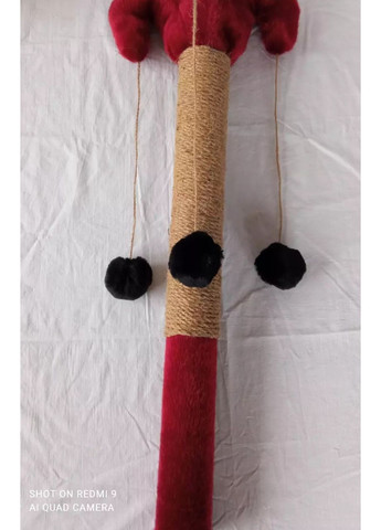 Сменный столбик Арлекин. Диаметр 7см, высота 75см. Джут + три шарика. No Brand (328600494)