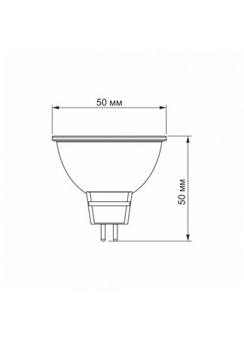 LED лампа MR16e 6W GU5.3 3000K Videx (366218219)