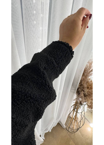 Чорне Пальто-сорочка теді Fashion