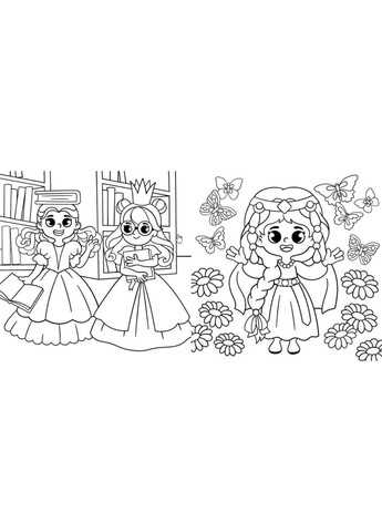 Нові водяні розмальовки: Принцеси РАНОК (316081879)