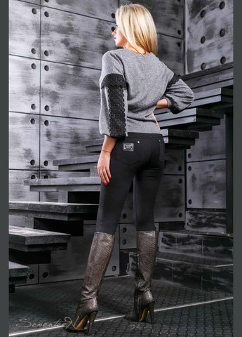 Черные демисезонные леггинсы Seventeen