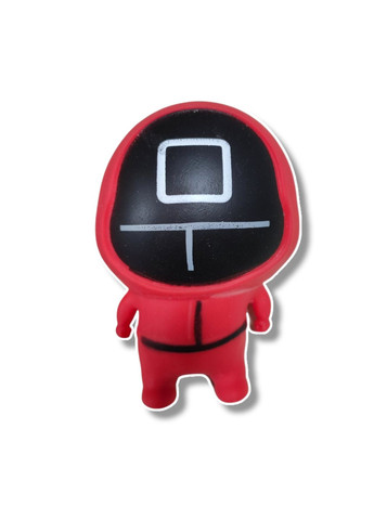 Игра в кальмара Squid game игрушка антистресс сквиш Squishy красный 10 см Shantou (296723016)